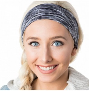 Headbands Adjustable & Stretchy Space Dye Xflex Wide Headbands for Women Girls & Teens - C718YKS76A6