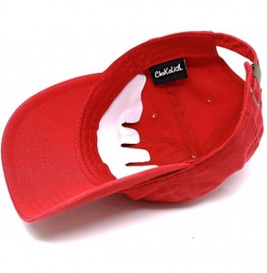 Baseball Caps Its Lit lamp Dad Hat Cotton Baseball Cap Polo Style Low Profile - Red - C3185SCM2AM