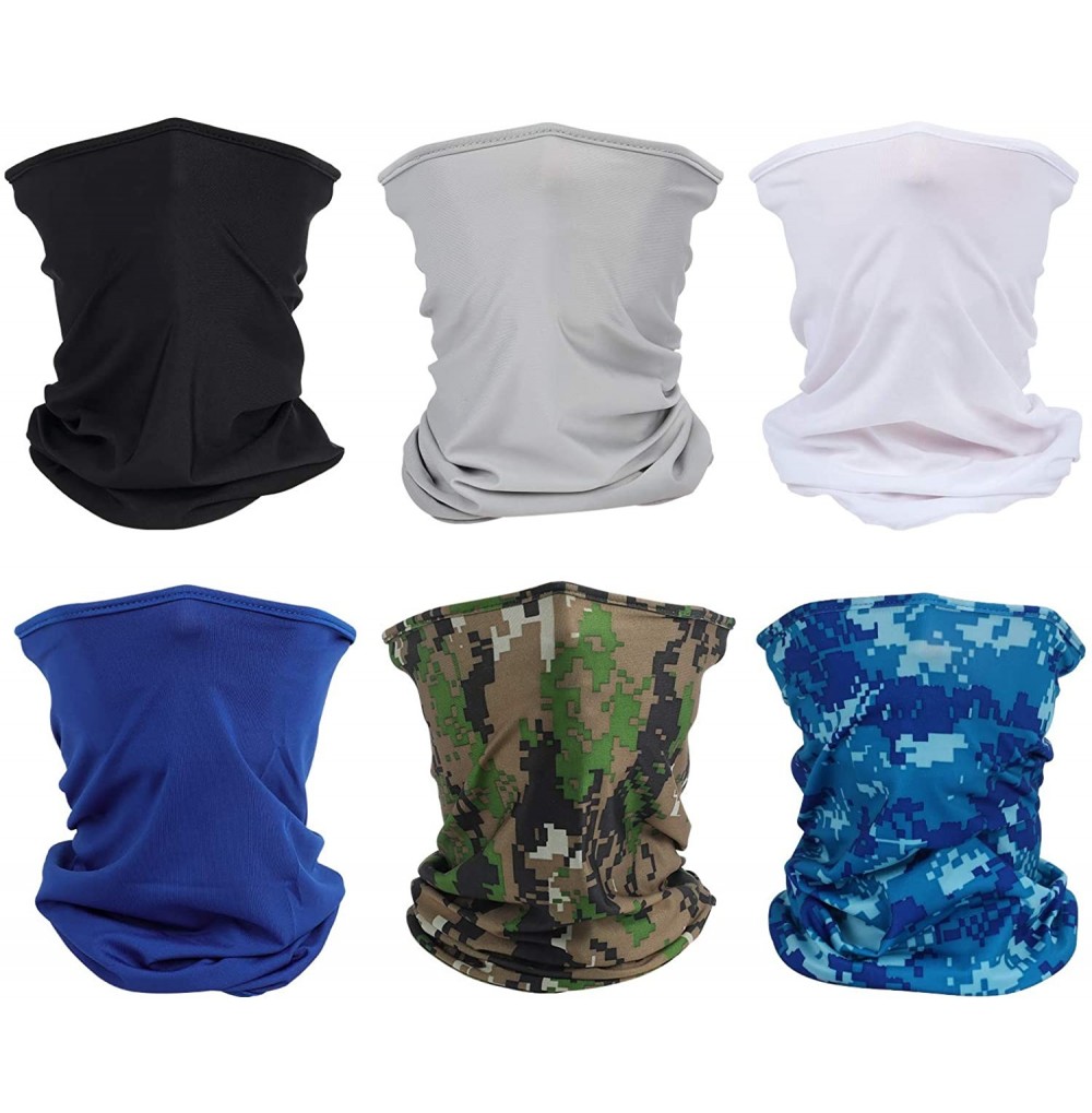 Balaclavas Breathable Face Cover UV Protection Neck Gaiter Face Scarf for Outdoors Activities - Mix 1 - CG199E3X0I7