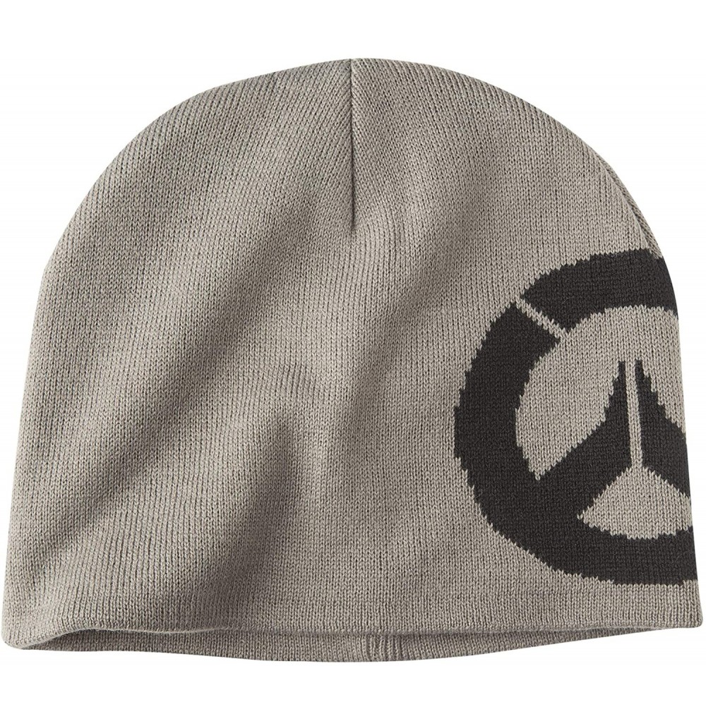 Skullies & Beanies Overwatch Clutch Knit Beanie (Grey- One Size) For Video Game Fans - Grey - CT183O4QCCU