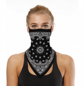 Balaclavas Men Women Face Cover Mask Bandana Ear Loops Balaclava Neck Gaiters for Outdoor Dust Wind Sun Protection - C6199GSXRQT