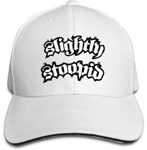 Baseball Caps Unisex Sandwich Cap Slightly Stoopid Adjustable Casual Dad Hat for Women Men - White - CP18GNKI5Y6