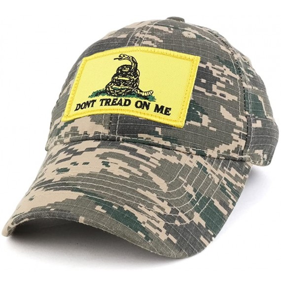 Baseball Caps Dont Tread on Me- Gadsden Snake Embroidered Tactical Patch with Adjustable Operator Cap - Digital Camo - CA17YY...
