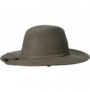 Sun Hats Men's Aussie Hat - Olive - CN11HQTKPOL