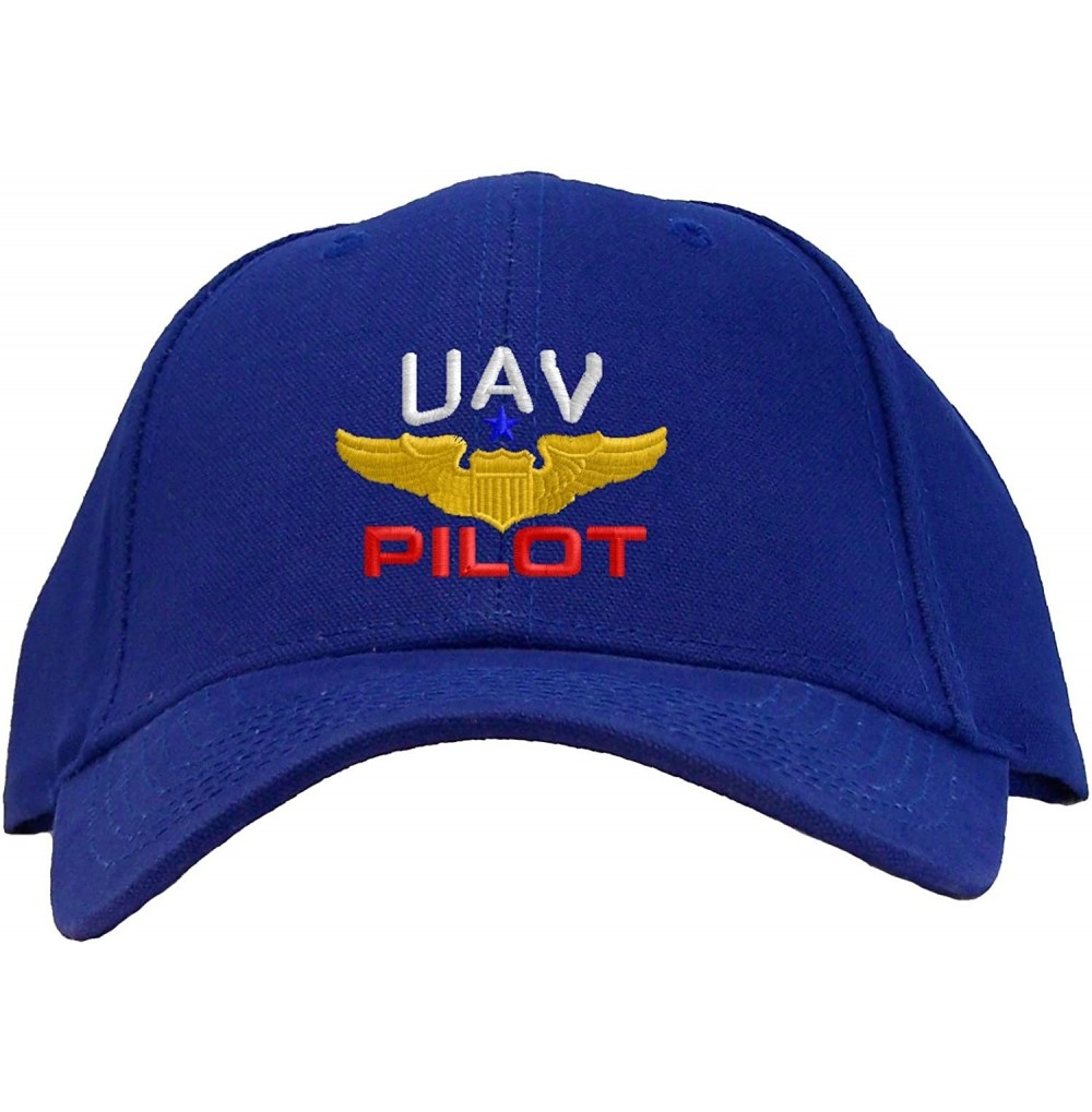 Baseball Caps UAV Pilot with Wings Low Profile Baseball Cap - Royal - CQ129G5XXM3