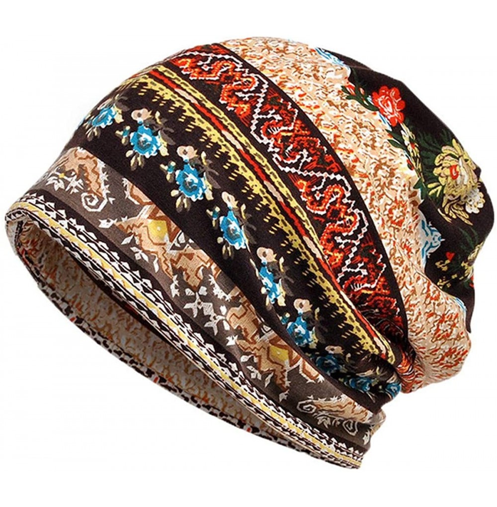 Skullies & Beanies Women Ladies Winter Knitting Hat Warm Artificial Wool Snow Ski Caps With Visor - T-coffee - C918LN6ZEGH