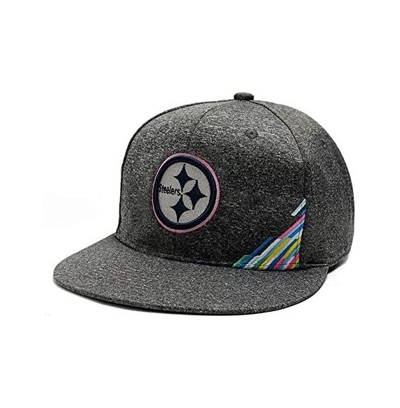 Baseball Caps 100 Commemorative Team Adjustable Baseball Hat Mens Sports Fit Cap Classic Dark Grey Design - Pittsburgh Steele...