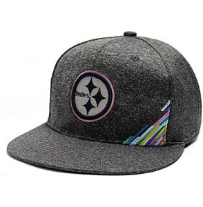 Baseball Caps 100 Commemorative Team Adjustable Baseball Hat Mens Sports Fit Cap Classic Dark Grey Design - Pittsburgh Steele...