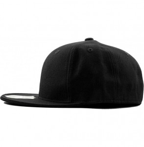Baseball Caps The Real Original Fitted Flat-Bill Hats True-Fit - 01. Black - CX11JEIBPGJ