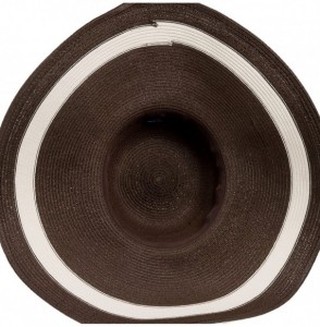 Sun Hats Solid Peak Ladies Wide Brim Toyo Sun Hat - Brown - CD125T9MGA9