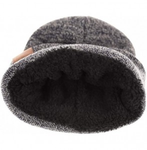 Skullies & Beanies 3 PCS Winter Beanie Hat Scarf Gloves Set- Knitted Hat Scarf Touch Screen Gloves for Men Women - Heather Gr...