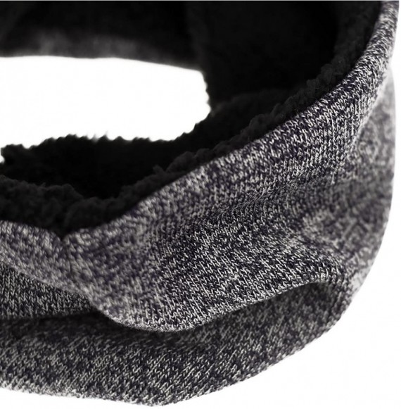 Skullies & Beanies 3 PCS Winter Beanie Hat Scarf Gloves Set- Knitted Hat Scarf Touch Screen Gloves for Men Women - Heather Gr...
