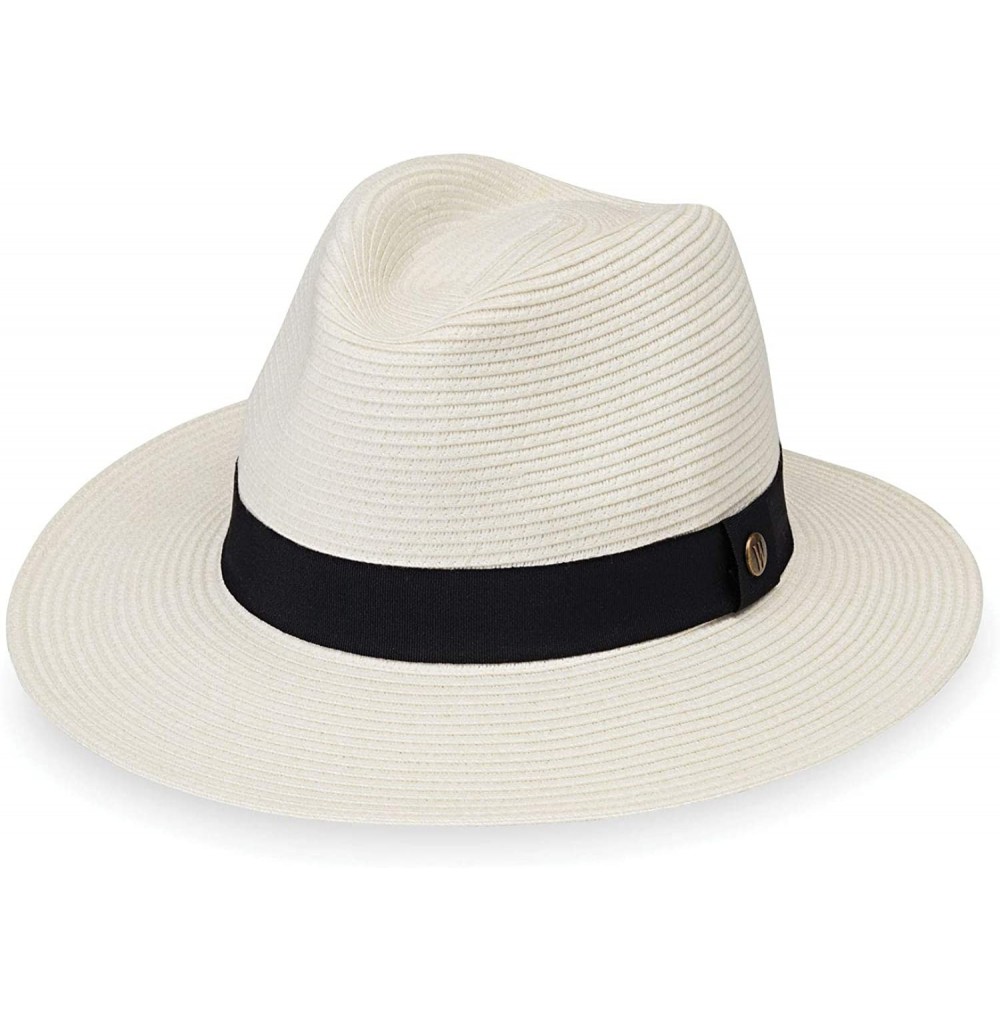 Sun Hats Women's Caroline Fedora - UPF 50+- Lightweight- Adjustable- Packable- Designed in Australia - C6194RQR5TT