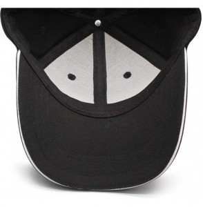 Baseball Caps Adjustable Baseball Cap Snapback Sports Dad Hat Unisex Hip Hop Trucker Hat - Black - CA18TY8YS3M
