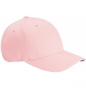 Baseball Caps Unisex Wooly Combed Twill Cap - 6277 - Light Pink - C011NV51WDR