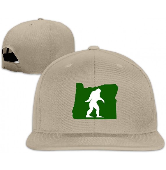 Baseball Caps Oregon Bigfoot Unisex Casual Baseball Cap Cotton Trucker Hat Adjustable Dad Hats - Natural - CD18UOZYS5A