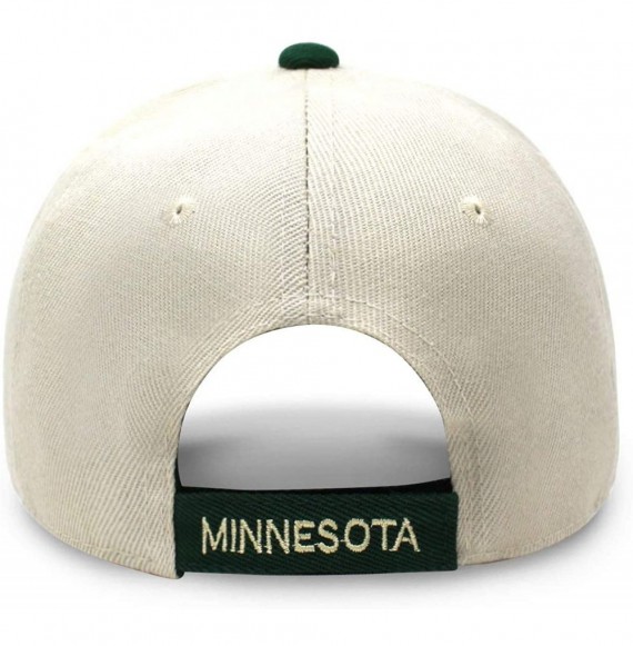 Baseball Caps Team Color City Name Embroidered Baseball Cap Hat Unisex Football Basketball - Minnesota-wheat - CL18RZ45OTK