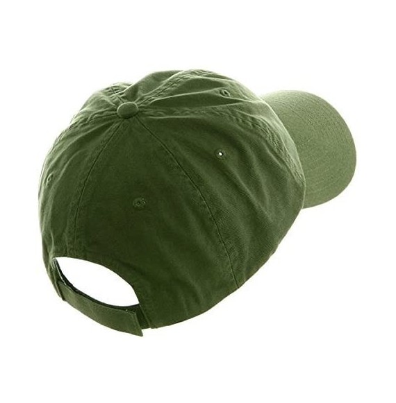 Baseball Caps Low Profile Velcro Adjustable Cotton Twill Cap - CJ1281GPPF1