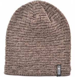 Skullies & Beanies Styles Oversized Winter Extremely Slouchy - Xne Khaki Hat&scarf Set - C718ZDSAUKU