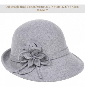 Bucket Hats Womens Bucket Crushable Vintage - Grey - CL18O78YO66