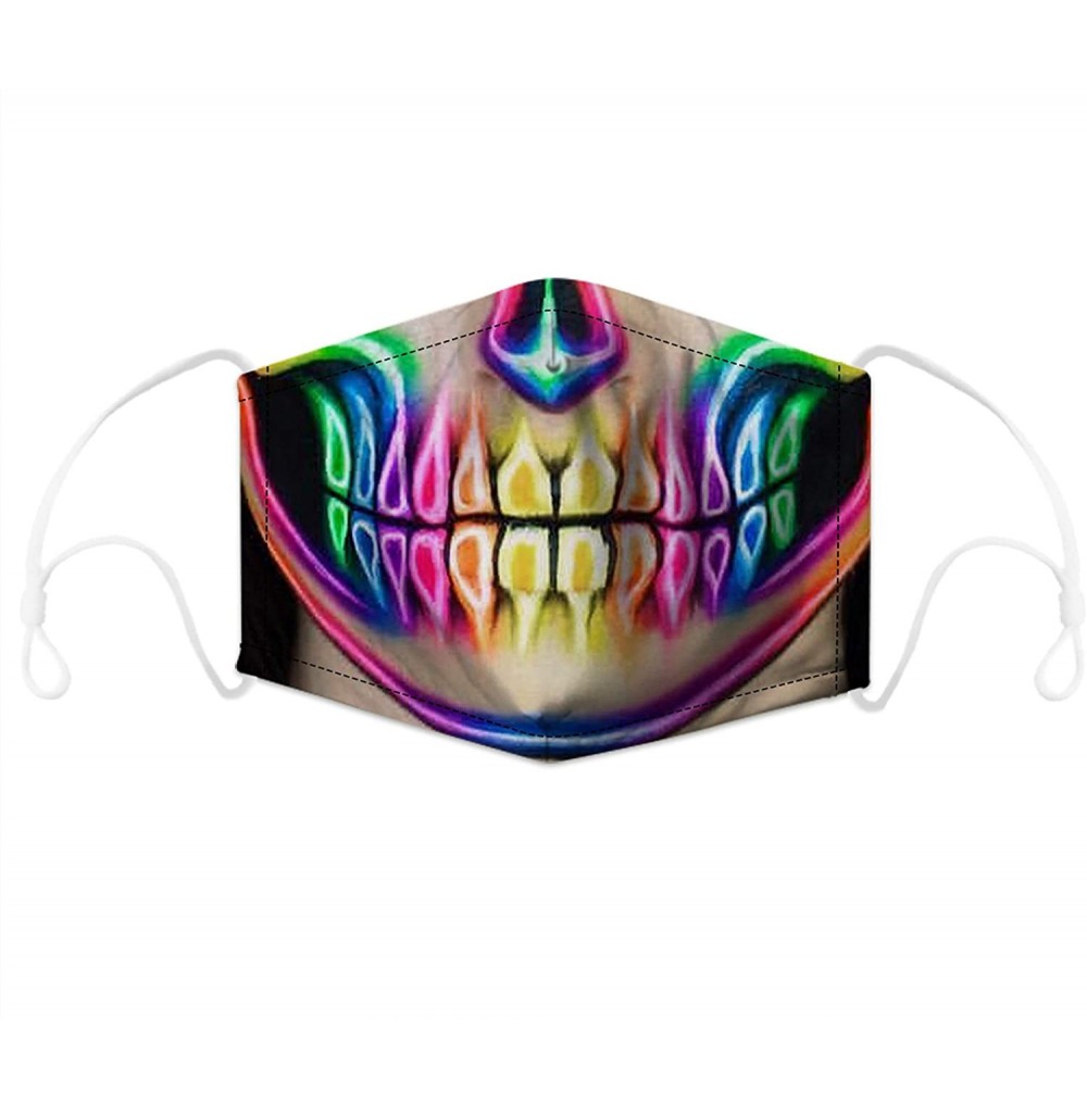 Balaclavas Bandana Rave for Men and Women Unisex Headwear Seamless Neck Gaiter - Mouth Mask Pat2 - CF1989YNKAH