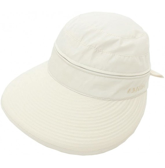 Sun Hats Removable Crown Sun Hat - 2 in 1 Zipper UV Protection Visor Bill Cap for Hiking Safari Golf Gardening Fishing - C918...