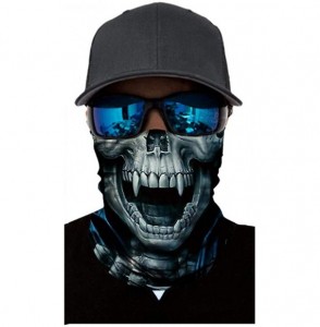 Balaclavas Skull Face Mask- Rave Bandana- Neck Gaiter- Scarf- Summer Balaclava for Dust Wind UV Protection - Kah - CB197ZS0W78
