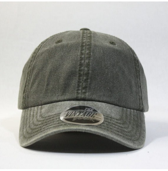 Baseball Caps Vintage Washed Cotton Twill Adjustable Dad Hat Baseball Cap - 46 - CQ12KP99GFH