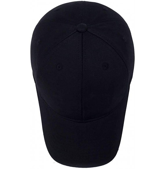 Rain Hats Unisex Vintage Washed Distressed Baseball-Cap Adjustable Light Board Solid Color Outdoor Sun Hat - Black - CB1958LKZL0
