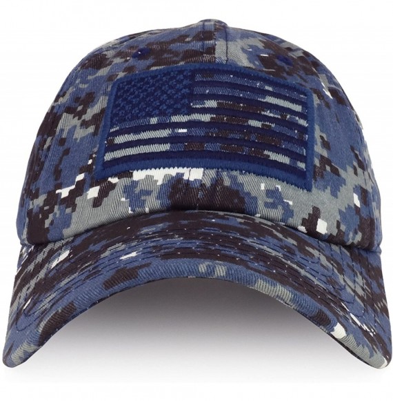 Baseball Caps USA American Flag Embroidered Adjustable Cotton Cap - Ntg - CP1805E4IT5
