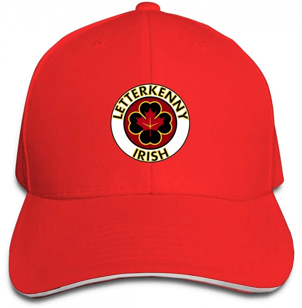 Baseball Caps Letterkenny-Irish Unisex Baseball Cap- Military Hats- Polo Hat- Dad Hats- Thanksgiving Gift - Red - C919407R3A0
