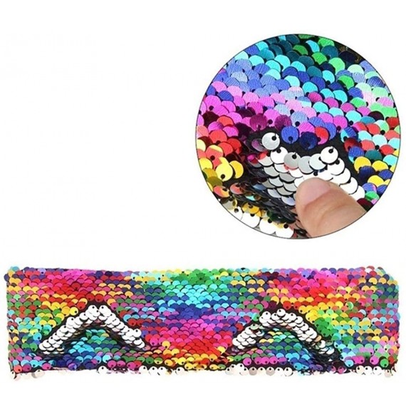 Headbands 1Pcs Women Headband Fashion Double-Sided Flip Color Change Sequins Hair Band Headwear - Type 6 Color - CH19428HOH5