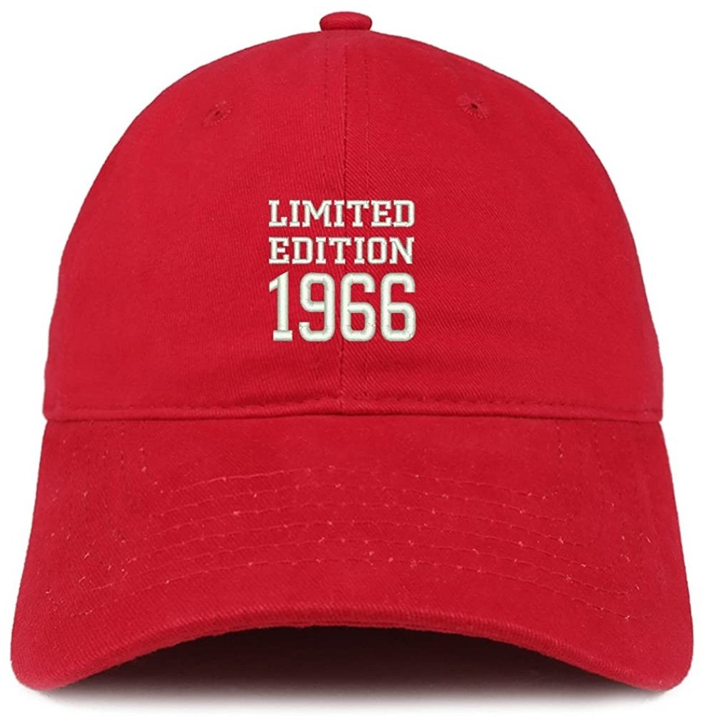 Baseball Caps Limited Edition 1966 Embroidered Birthday Gift Brushed Cotton Cap - C918CO9EH30