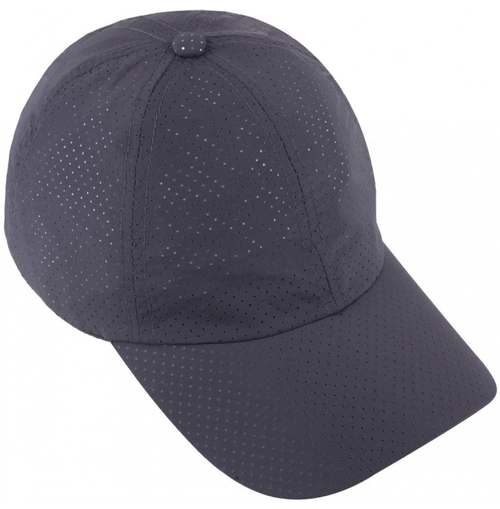 Baseball Caps Baseball Cap Hat-Running Golf Caps Sports Sun Hats Quick Dry Lightweight Ultra Thin - Dark Grey 2 - CC12LON1QP1