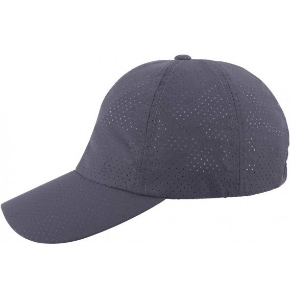 Baseball Caps Baseball Cap Hat-Running Golf Caps Sports Sun Hats Quick Dry Lightweight Ultra Thin - Dark Grey 2 - CC12LON1QP1