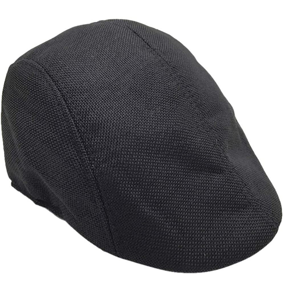 Newsboy Caps OldSch001 Men Summer Visor Newsboy Hat Sunhat Mesh Running Sport Casual Breathable Beret Flat Driving Hat Cap - ...