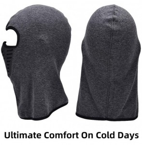 Balaclavas Balaclava Ski Face Mask for Men-Windproof Ninja Fleece Mask with Air Mask for Ski Sports&Winter Cold Weather - CX1...