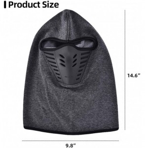 Balaclavas Balaclava Ski Face Mask for Men-Windproof Ninja Fleece Mask with Air Mask for Ski Sports&Winter Cold Weather - CX1...