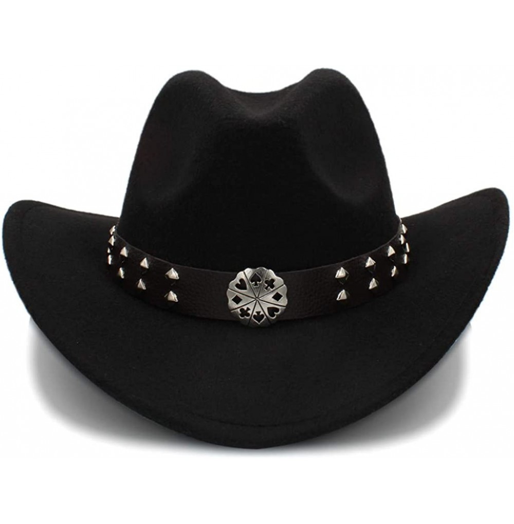 Straw Western Cowboy Hat Unisex Vintage Wide Brim Sun Hats Outback Hat ...