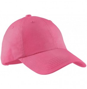 Baseball Caps Ladies Garment - Bright Pink - CX112DHG5UT