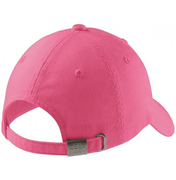 Baseball Caps Ladies Garment - Bright Pink - CX112DHG5UT