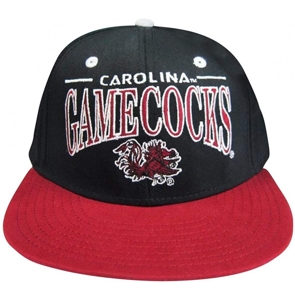 Baseball Caps South Carolina Gamecocks Black/Red Snapback Adjustable Plastic Snap Back Hat/Cap - CT1176QJYZZ