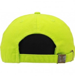 Baseball Caps Adjustable Vintage Cap Dominican Republic RD and Shield - Vintage Neon Lime/Full Color - CM18WYLCEW5