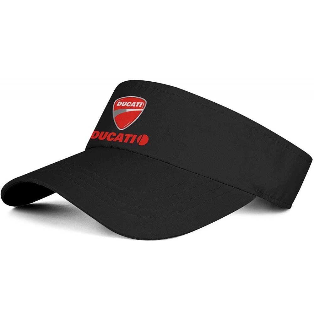 Visors Sun Sports Visor Hat McLaren-Logo- Classic Cotton Tennis Cap for Men Women Black - Ducati Motorcycle Logo - CW18AKNHGRU