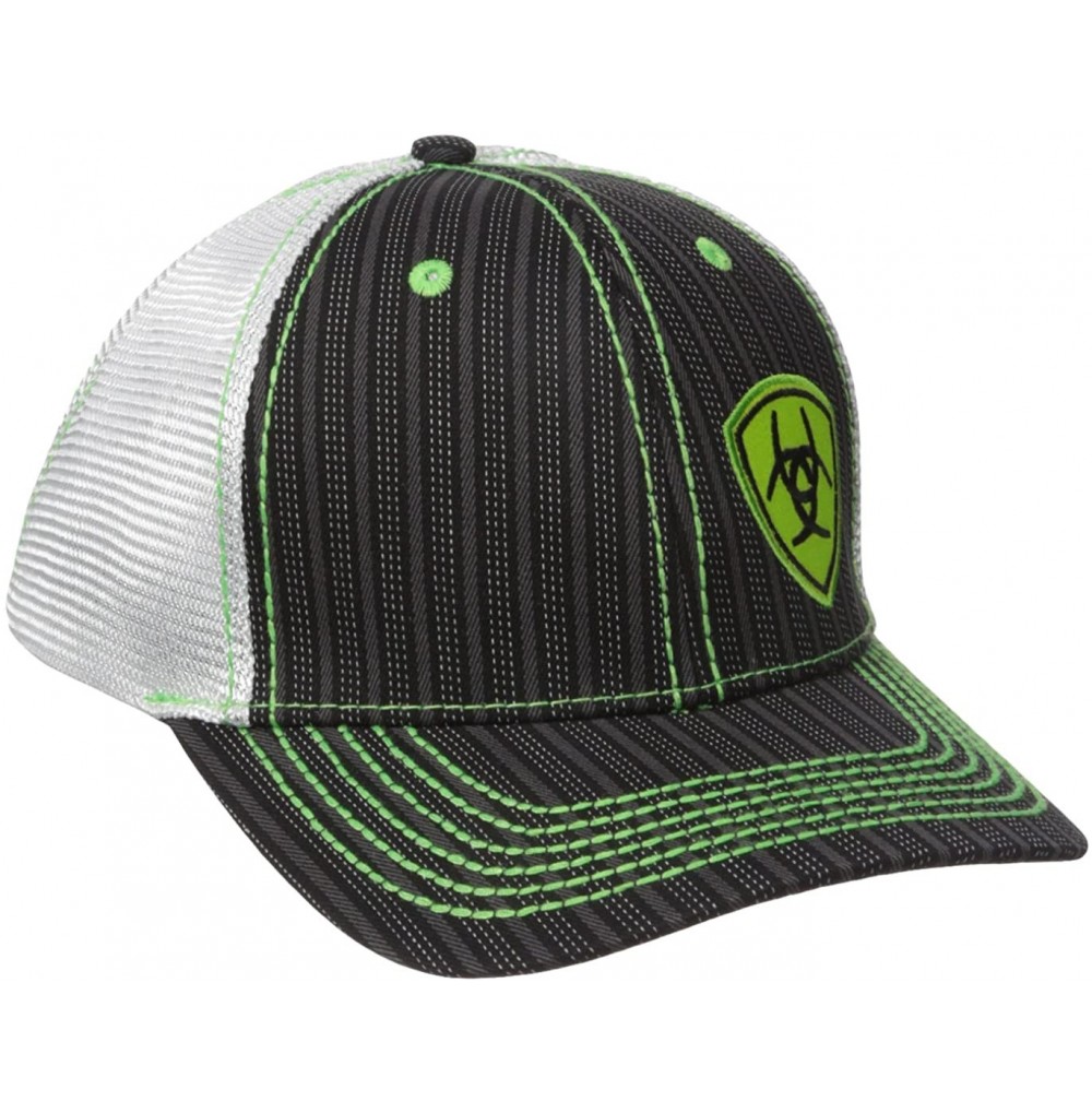 Baseball Caps Men's Lime Pin Heavy Offset Logo - Lime Green - CT12FV2M81H