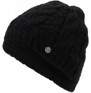 Skullies & Beanies Womens Women's Temptress Hat - Black/Black - CI188AI8282