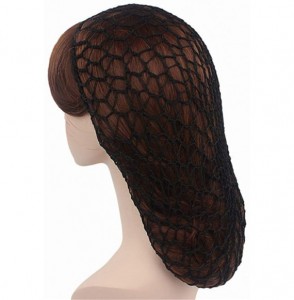 Skullies & Beanies Women Soft Rayon Snood Hat Hair Net Crocheted Hair Net Cap Mix Colors Dropshipping - Fw-12-beige - CC196Y7...