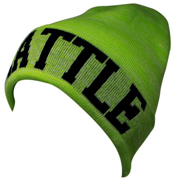 Skullies & Beanies Classic Cuff Beanie Hat Ultra Soft Blending Football Winter Skully Hat Knit Toque Cap - Sf200 Seattle - CG...