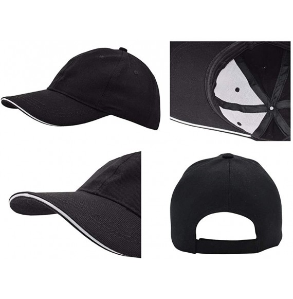 Baseball Caps Adult Unisex Fashion Godzilla Adjustable Sandwich Baseball Hats for Mens&Women - White - CN18YU05YH0