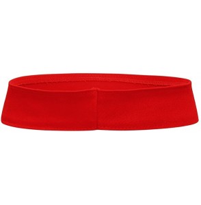Baseball Caps Product of Ottocap Stretchable Cotton Twill Hat Band -Royal [Wholesale Price on Bulk] - Red - CJ18DTM59E9
